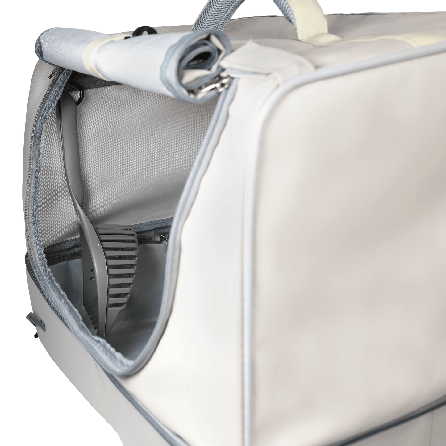 "The Porta-Pawty+" Covered Travel Litter Box - Portable Bathroom for Cats